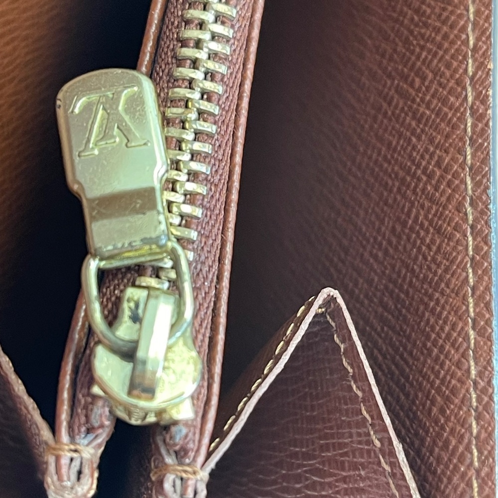 LOUIS VUITTON Monogram Pochette Porte-Monnaie Long Wallet M61725 Brown- Preowned - Picture 9 of 16